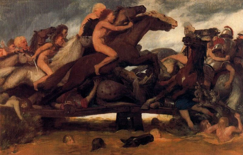 Combattimento su un ponte